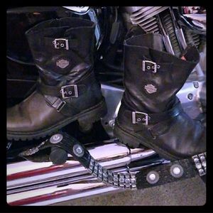 Harley Davidson Leather Riding Boots
